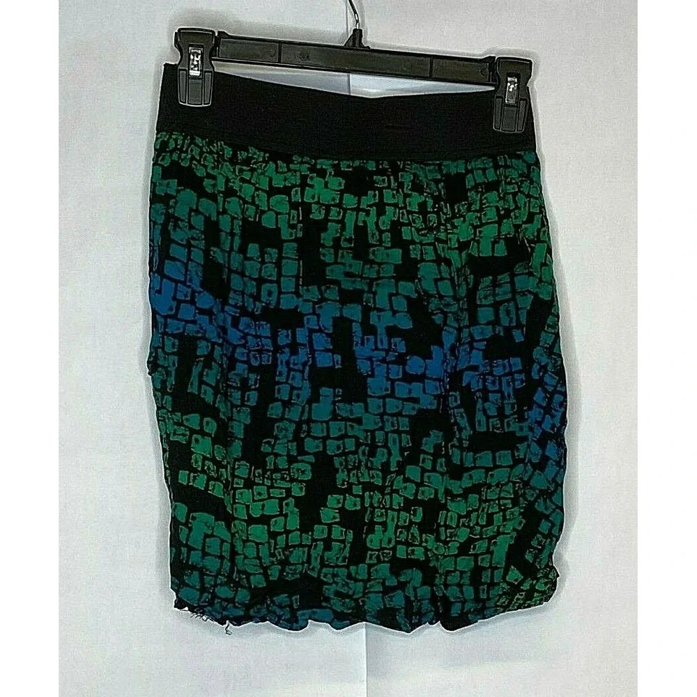 Massimo Ditto Skirt Lightweight Multi Color Sz‎ XS Short